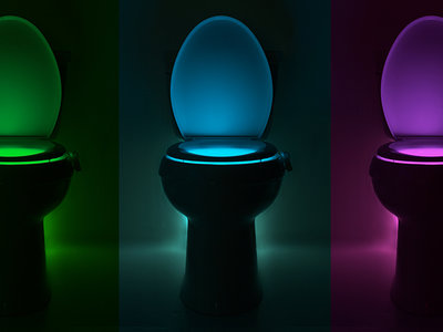 Toilet Licht Verlicht uw toilet pot in favoriete kleur - Megatopper.nl